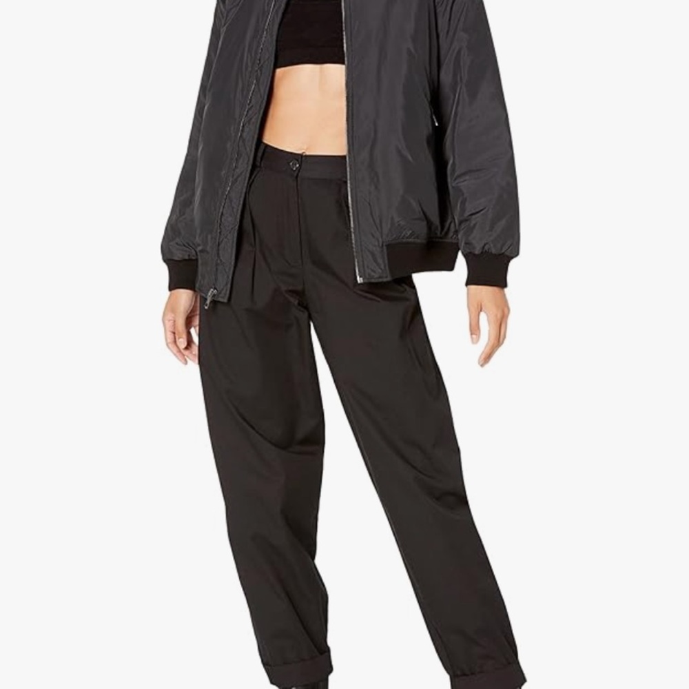 Black Bomber Jacket - Picture 3 of 8